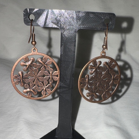 Bohemian Colorful Floral Earrings - Picture 4 of 6